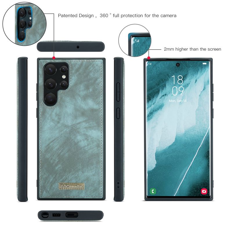 Ốp Điện Thoại Da PU Dạng Ví Đựng Thẻ Đa Năng Có Thể Tháo Rời Cho Samsung Galaxy Note20 Ultra Note20 Note10 Pro Note 10 9 8