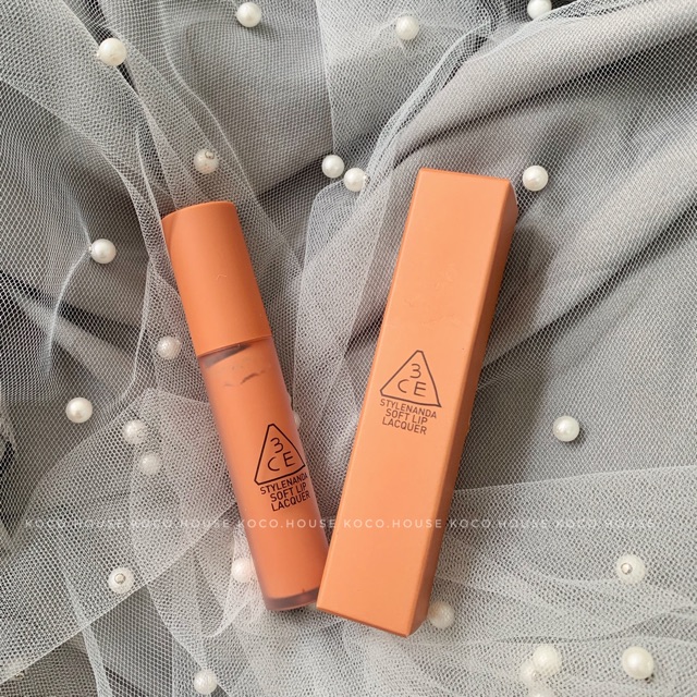 SON 3CE SOFT LIP LACQUER màu PEACH TEA