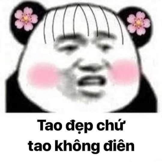 Sticker meme gấu trúc 30-50 cái ép lụa ảnh khác nhau có cán chống bay màu