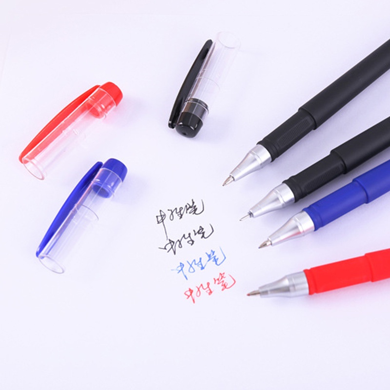 Bút Mực Gel Ngòi 0.5mm Màu Đen / Đỏ / Xanh