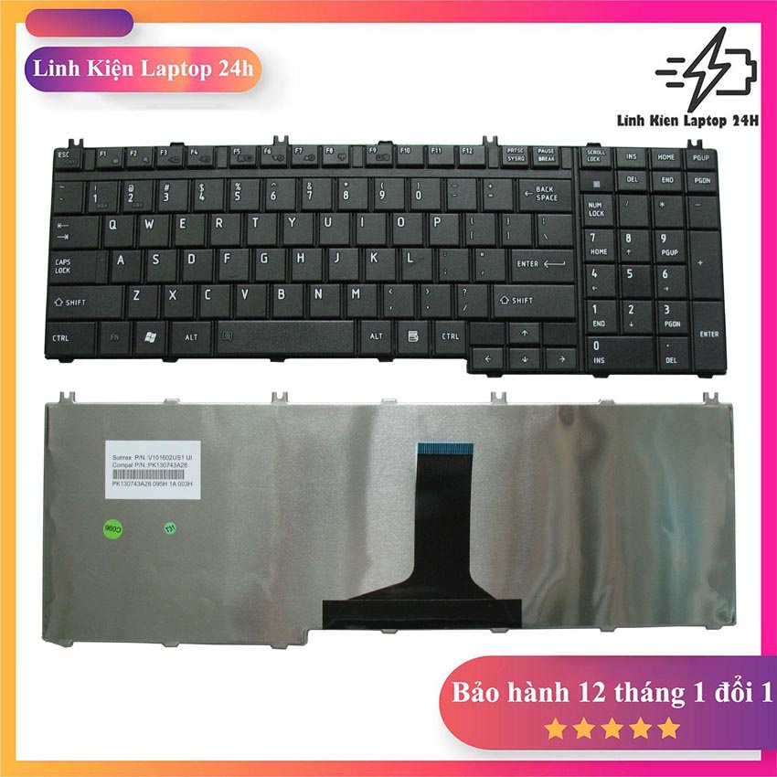 Bàn Phím Laptop Toshiba Satellite G50 F50 X205 A500 L300 L350 L355 L500 L550 L555 P200 P205 P300 P305