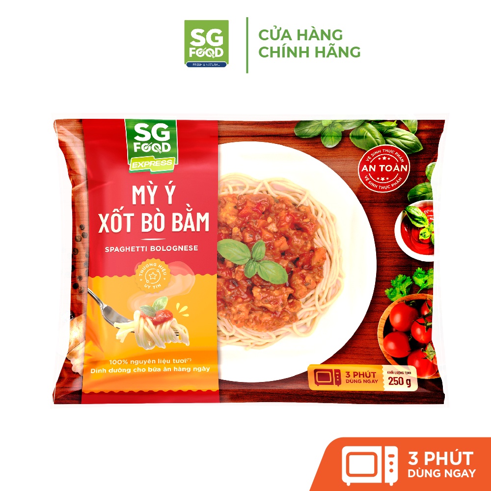 Mỳ Ý Xốt Bò Bằm SG Food 250g