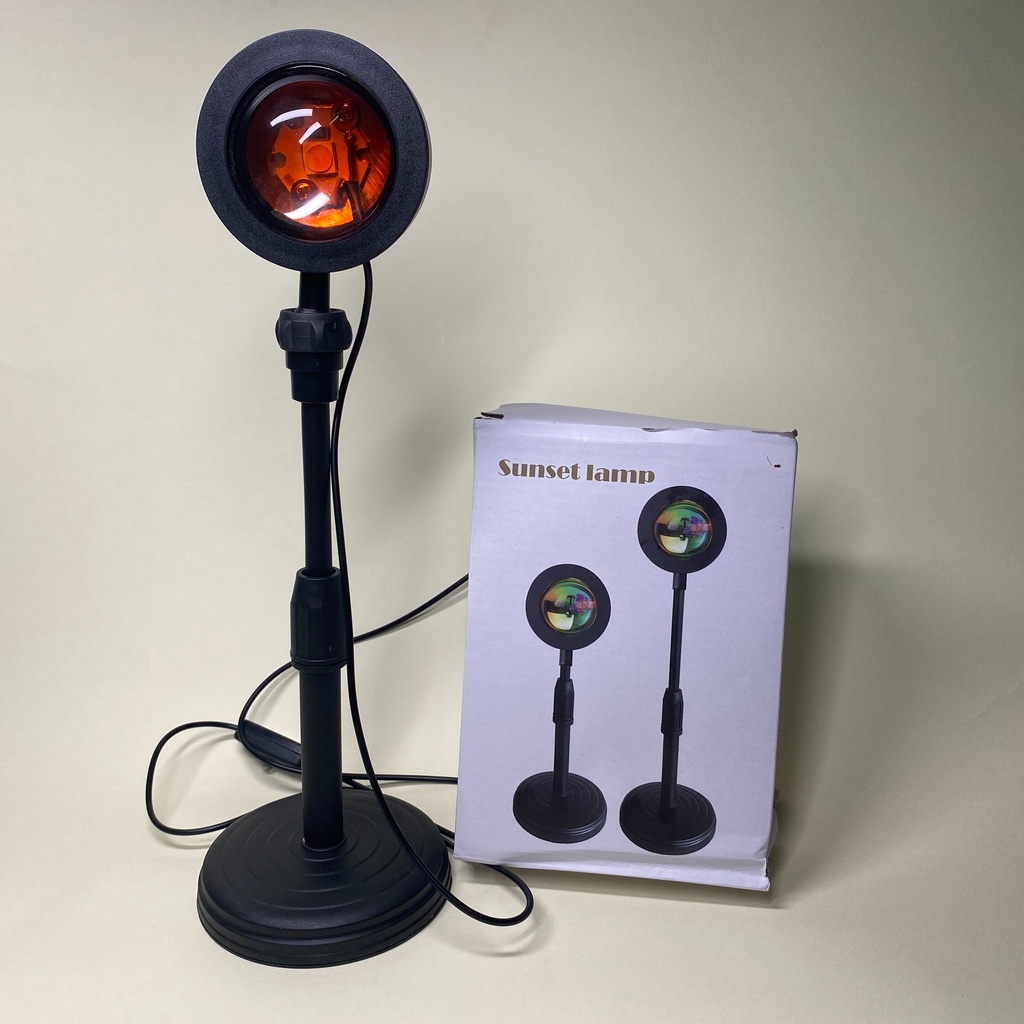 Đèn CẦU VỒNG HOÀNG HÔN Sunset Rose 4 màu, sunrise, sun light, rainbow tiktok, quay video