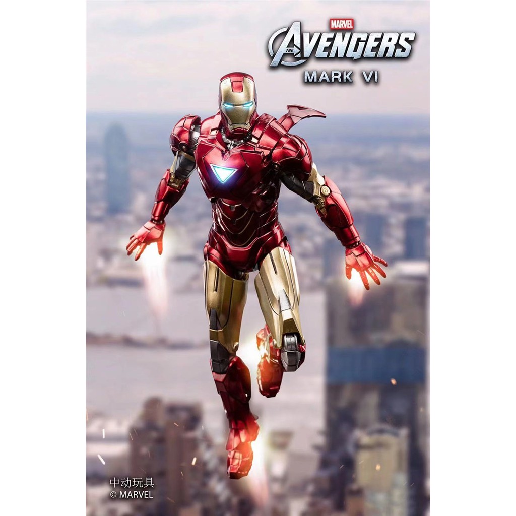 Mô hình ZDToys Iron Man Mark VI (MK6) Tỉ lệ 1:10