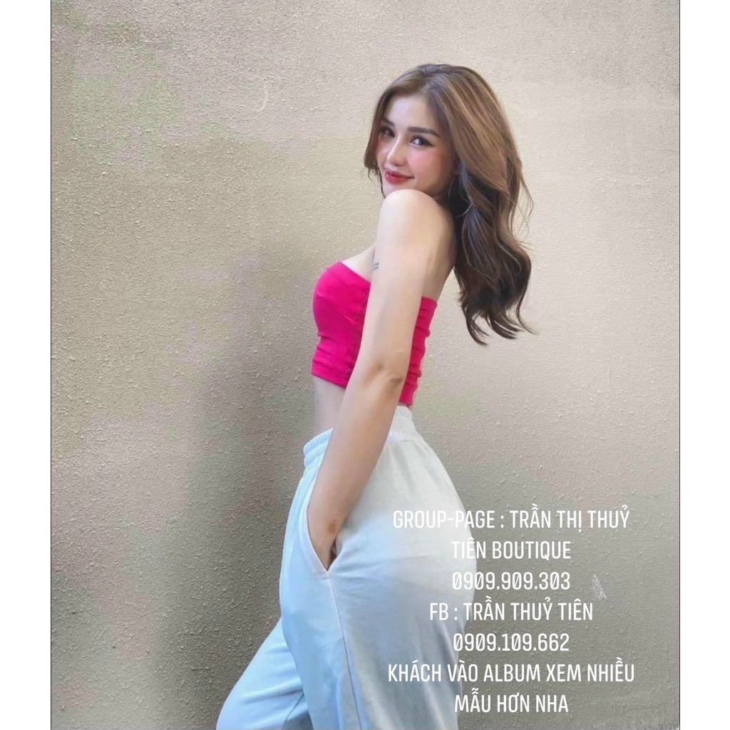 sét thun borip xịn áo ống phối quần dài ống côn thời trang cá tính m5345 | BigBuy360 - bigbuy360.vn