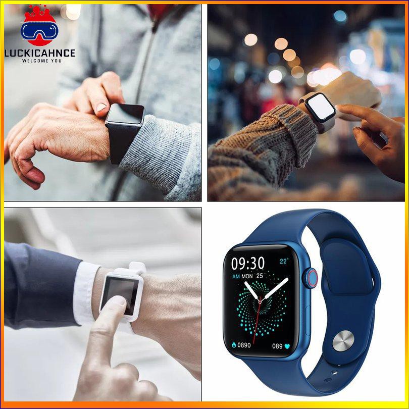 【J6】HW33 Smart Watch Full Screen Wireless IP67 Fitness Monitoring Watch Smartwatch