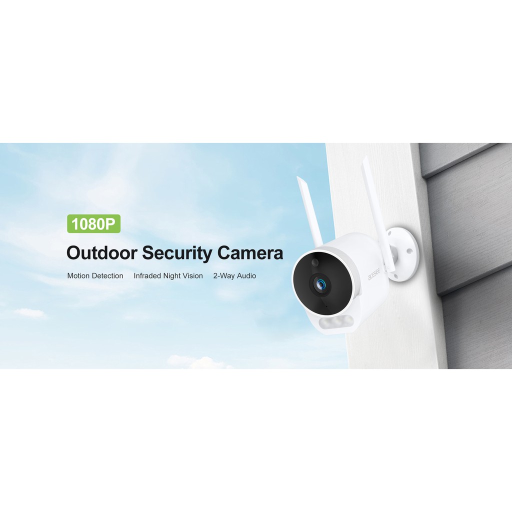 Camera wifi ngoài trời Acesee AC03 có màu ban đêm đàm thoại 2 chiều hàng chính hãng Kèm thẻ nhớ