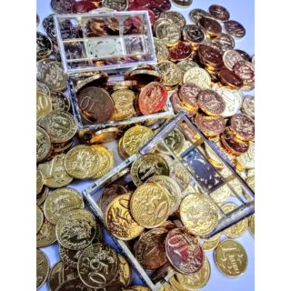Rương vàng rương bạc đồng tiền socola 122g