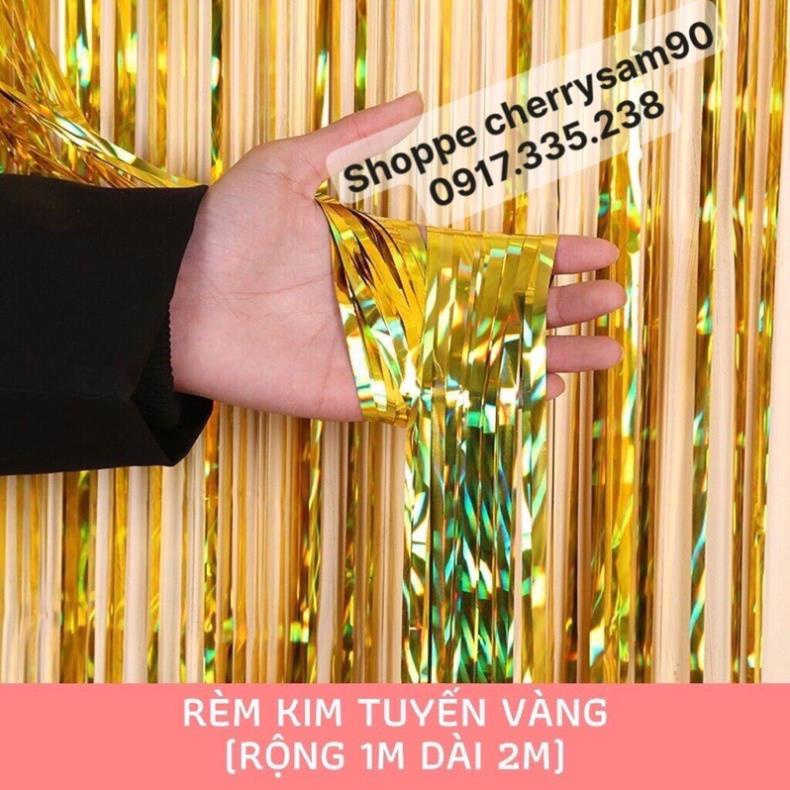 Rèm kim tuyến trang trí sinh nhật party