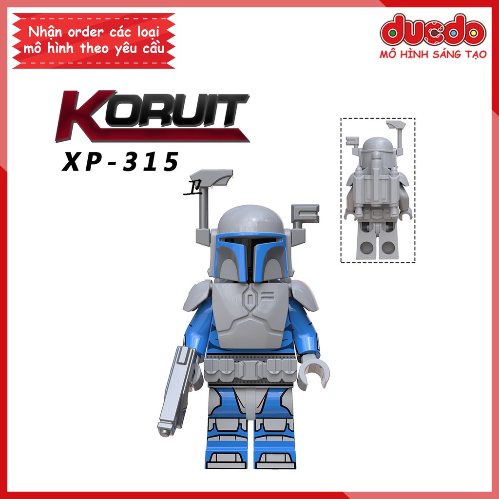 Minifigures các nhân vật trong Star Wars full trang bị - Đồ chơi Lắp ghép Xếp hình Mô hình Mini KORUIT KT1041