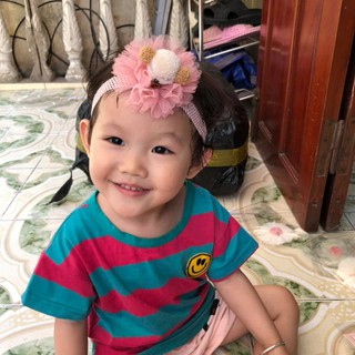 [HÀNG ĐẸP] TUBAN NƠ/HOA XINH XẮN DỄ THƯƠNG CHO BÉ GÁI