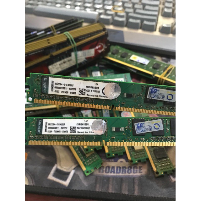 [ free ship] Ram Kingmax, Kingston Ddr3 4gb bus 1600 dùng cho main H61, H77,B75,B85, H81...