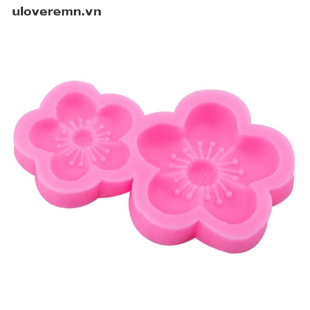 Khuôn Silicone Tạo Hình Hoa Anh Đào Trang Trí Bánh