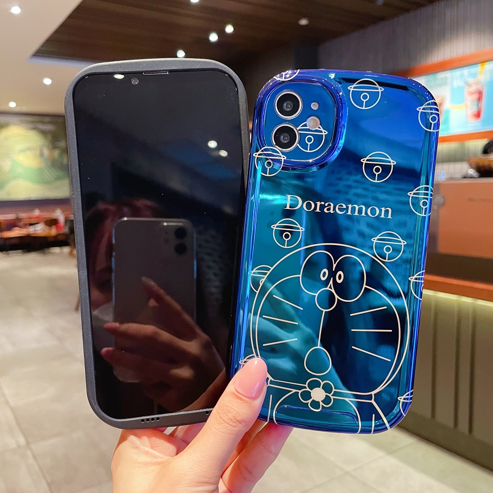 Ốp Điện Thoại In Hình Doraemon Cho iPhone X XR XsMax 11 12 13 14 pro max