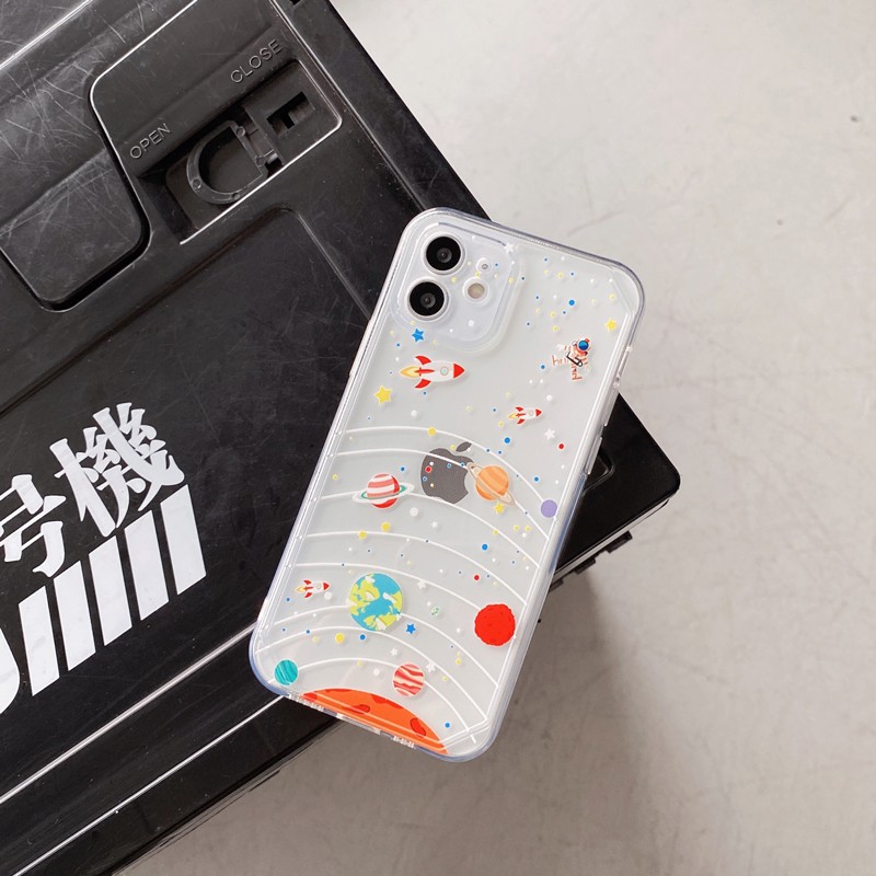 Shiny Planet Soft TPU Phone Case For iPhone 12 11 Pro Max Xs Max X Xr 7 8 Plus | BigBuy360 - bigbuy360.vn