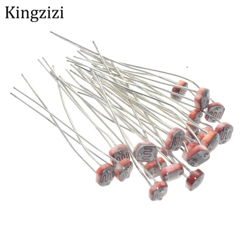 Bộ 10 điện trở quang 5528 LDR 5mm