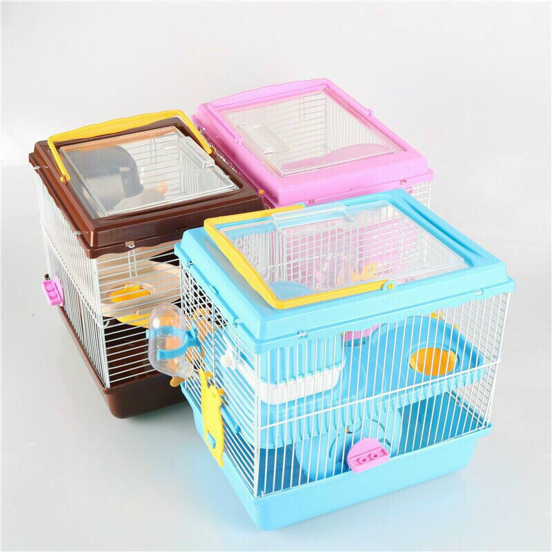 Lồng ếch nắp mika nuôi hamster
