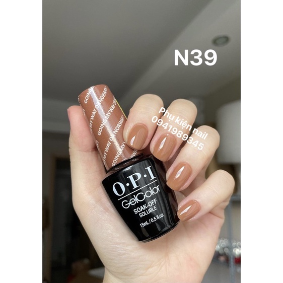 SALE 40% SƠN MÓNG TAY  -SƠN GEL HƠ MÁY OPI MÃ (GCN39)