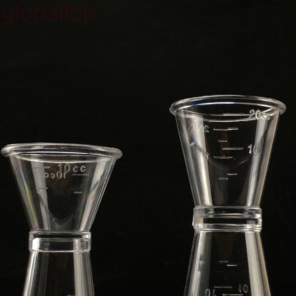Cốc đo lường bằng nhựa trong suốt tiện lợi cho gia đình/ quán bar