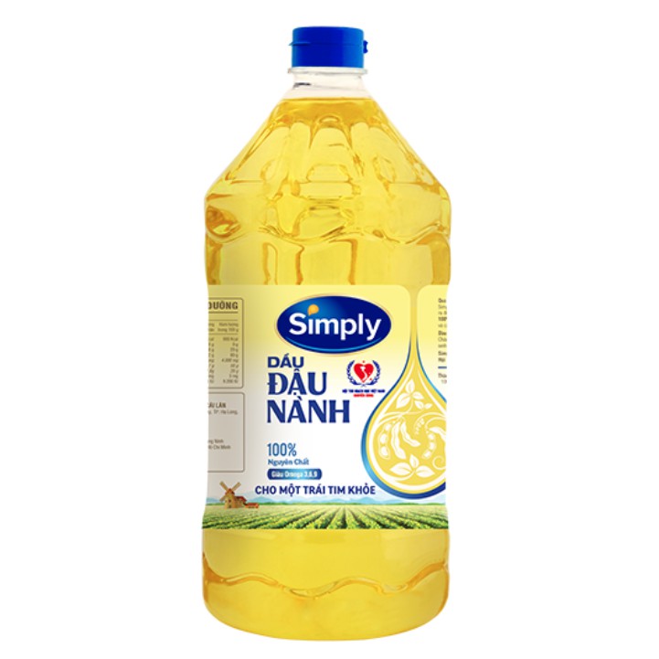 Dầu Đậu Nành Simply Can 2 Lít