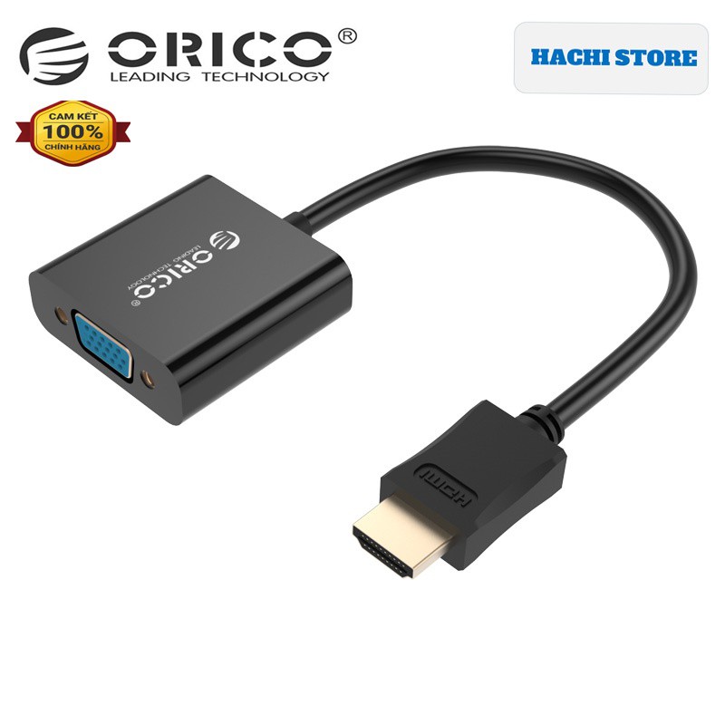 Đầu chuyển đổi cổng HDMI sang VGA ORICO DHTV-C20 - Hàng phân phối chính hãng