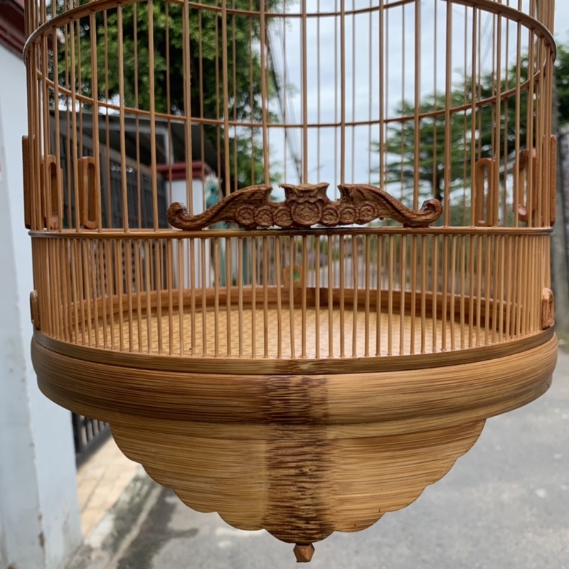 Lồng chim chích choè đất tre già, hàng kỹ