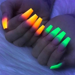 Sơn Móng Tay 12 Màu Dạ Quang Không Độc Hại