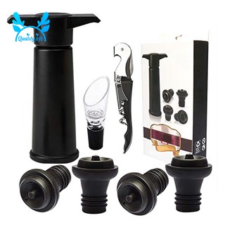 Set 4 nút chặn và 1 vòi rót rượu tiện lợi
