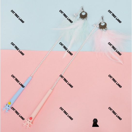 CẦN CÂU MÈO HÌNH TUẦN LỘC VÀ DREAMCATCHER LÔNG VŨ CÓ CHUÔNG LỤC LẠC, GẬY ĐỒ CHƠI CHO MÈO VỜN BẮT - ĐỒ CHƠI CHÓ MÈO