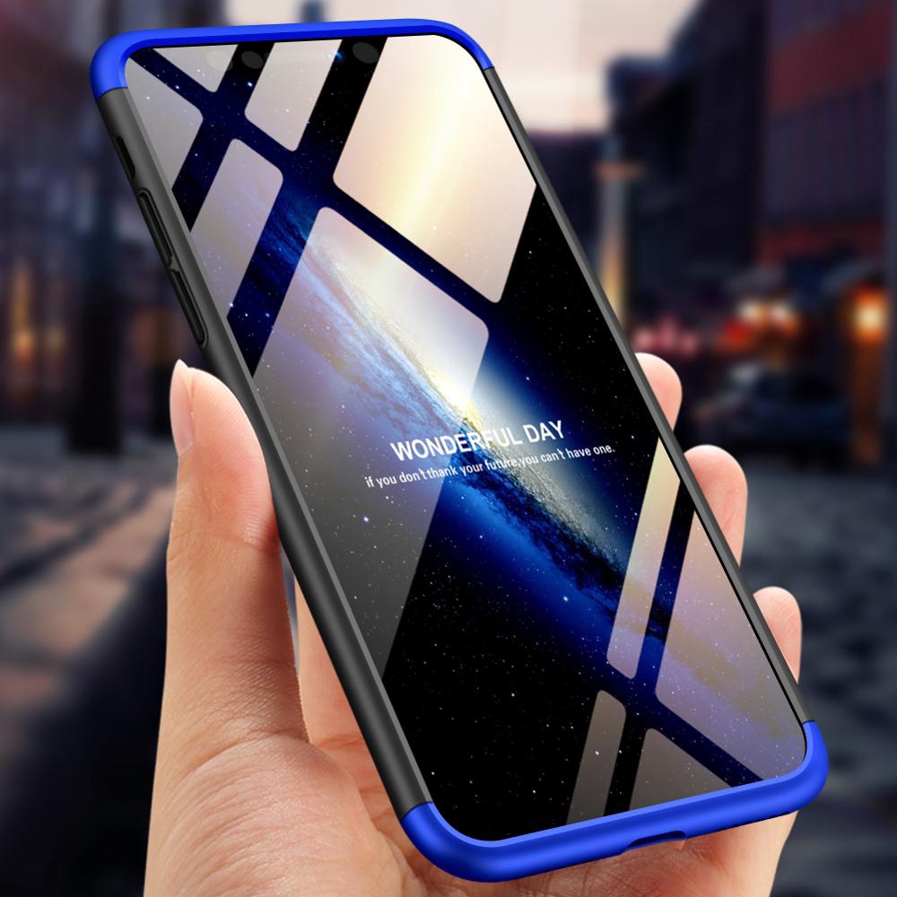Ốp Điện Thoại Nhựa Cứng Siêu Mỏng Bảo Vệ 360 Độ 3 Trong 1 Cho Iphone 7 8 Plus X Xs Max