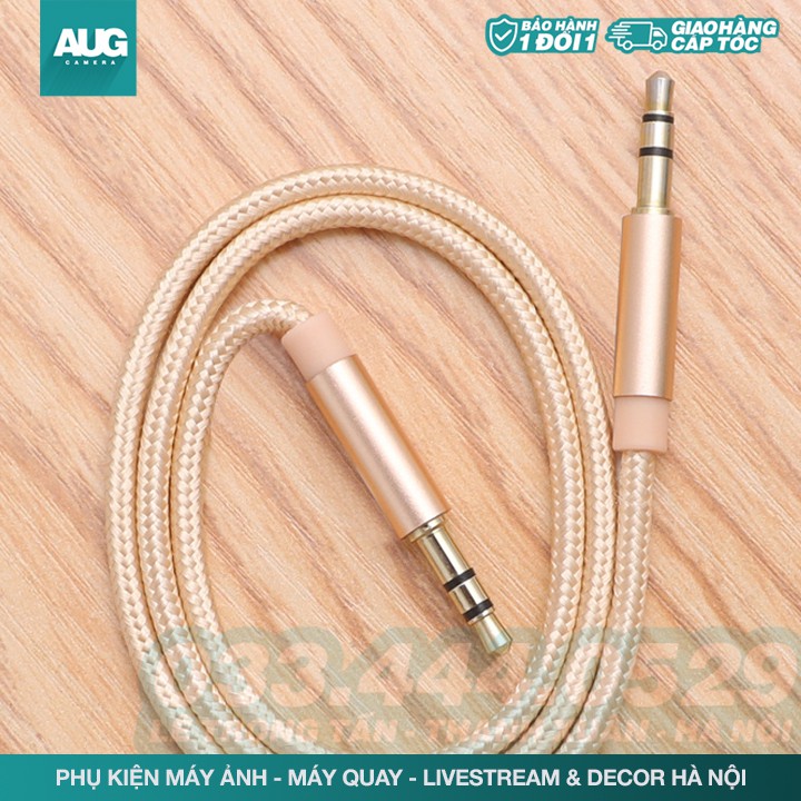 Dây Nối Dài Audio 3.5mm Cáp âm thanh giắc cắm 3.5mm chất lượng cao - AUG Camera &amp; Decor Hà Nội