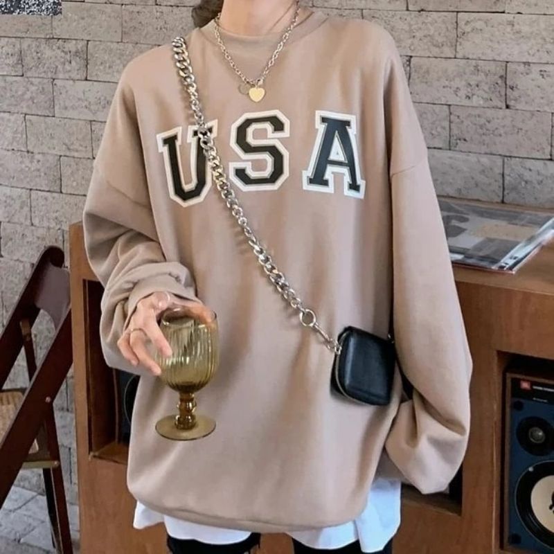 Áo len Usa