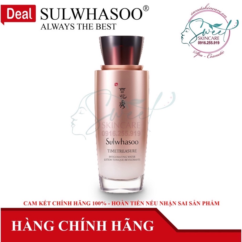 Nước Hoa Hồng Thông Đỏ Sulwhasoo Timetreasure Invigorating Water ( AmorePacific )