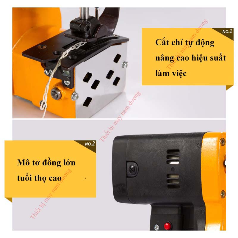 Máy May bao cầm tay GK9 500 &gt; Máy khâu bao có bình dầu  &gt; Khâu bao bố bao tải bao gạo &gt; Đóng gói miệng bao bì