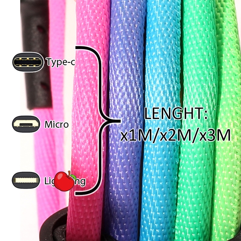 Dây Cáp Sạc Nhanh QC 3.0 Nhiều Cổng USB
