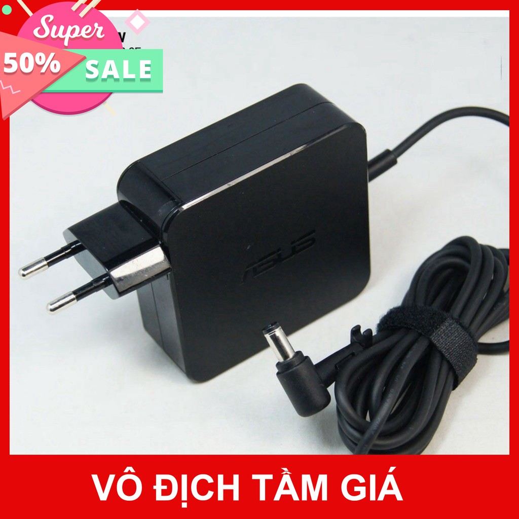 SẠC LAPTOP ASUS 19v 3.42a VUÔNG ZIN CHÍNH HÃNG- Chân To-cho các mã X451 F451 X550 X551 X552 F454 K501 X450L......... FRE