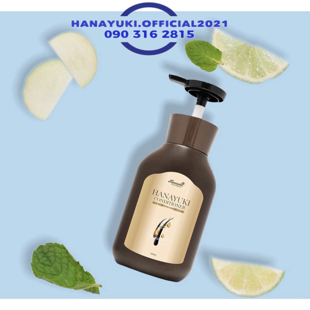 [𝐜𝐡𝐢́𝐧𝐡 𝐡𝐚̃𝐧𝐠] DẦU XẢ HANAYUKI Conditioner 300ML
