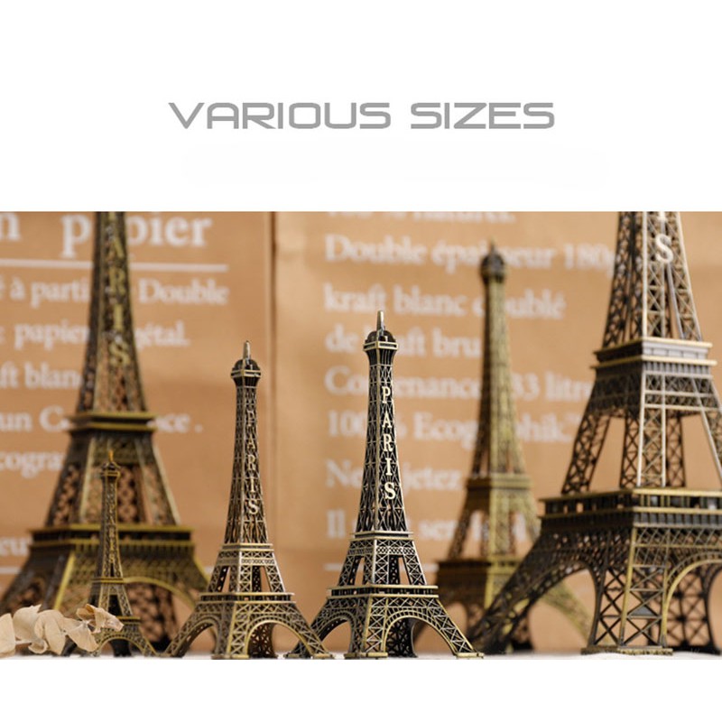 Mô hình tháp Eiffel trang trí bàn độc đáo kích thước tùy chọn