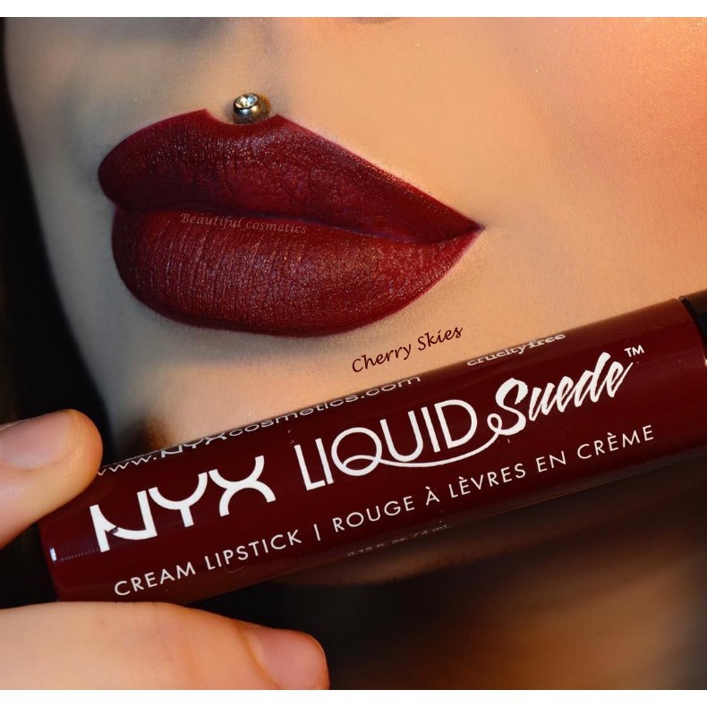 Son kem lì Nyx Professional Makeup Liquid Suede minisize 1.2ml nhiều màu chọn lựa