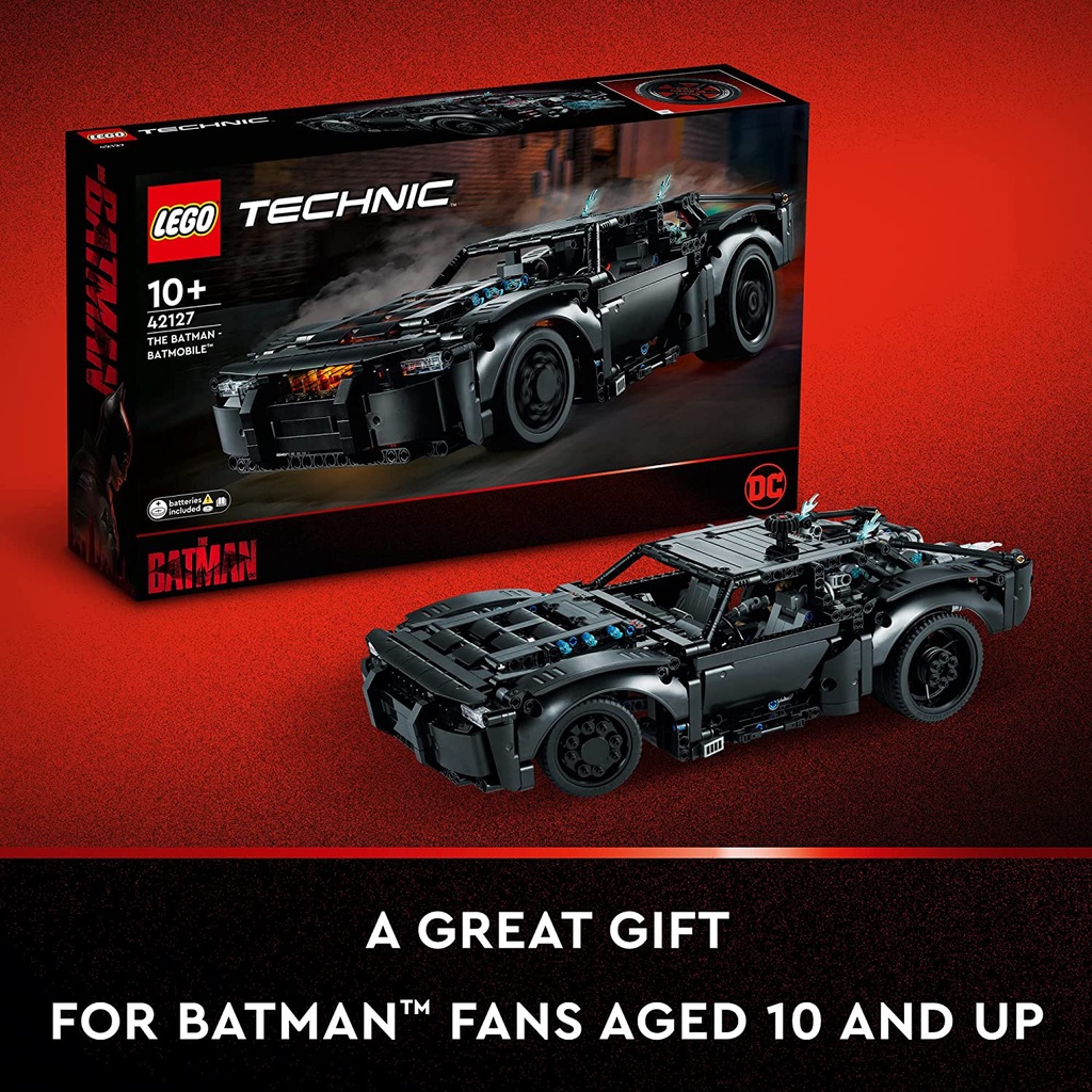 Đồ chơi LEGO xe Technic The Batman – Batmobile 42127-1360 chi tiết