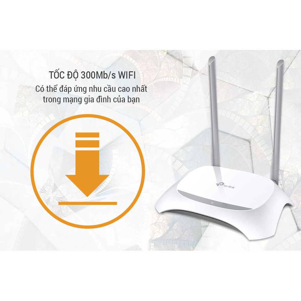 [Chính Hãng] Bộ phát Wifi TP-Link 840 - BH 24 tháng Chuẩn N Tốc Độ 300Mbps