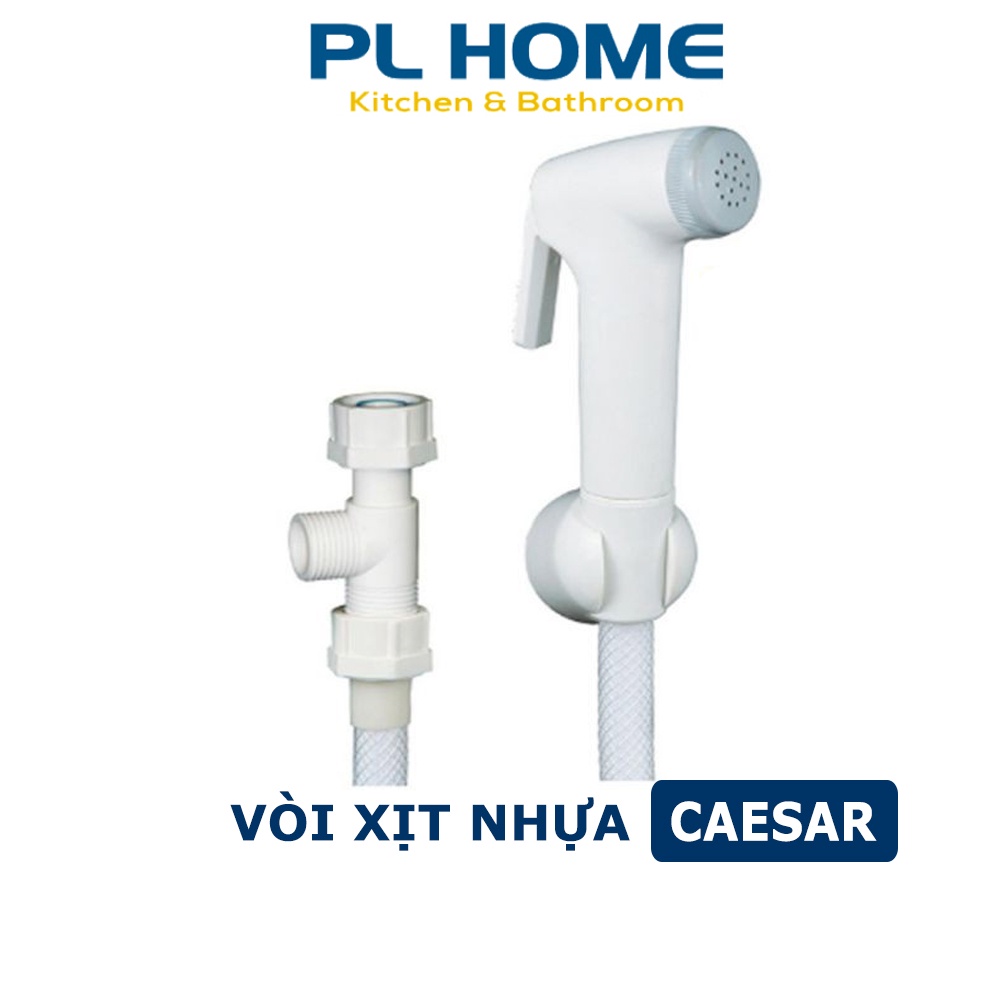 Vòi xịt vệ sinh bồn cầu nhựa cao cấp chính hãng Caesar