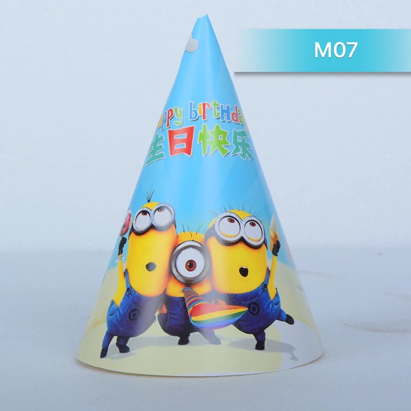Mũ sinh nhật minion cho bé M07