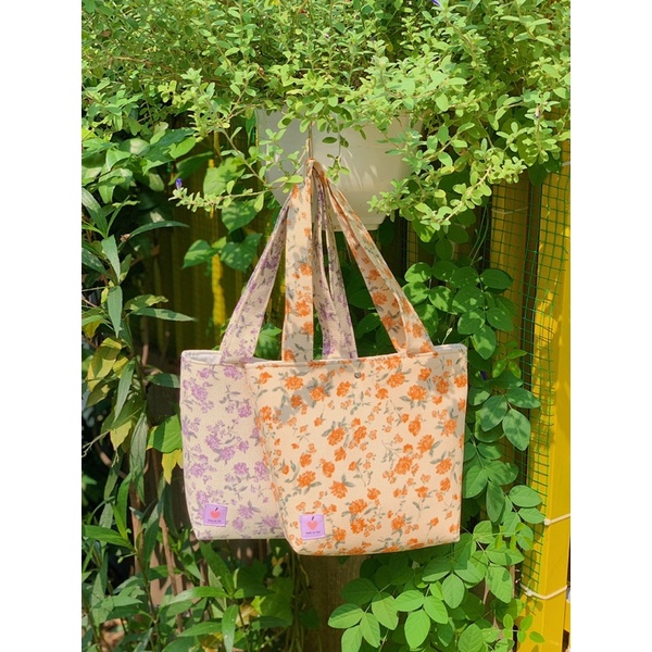 Túi xách hoạ tiết hoa MADEBYTIM