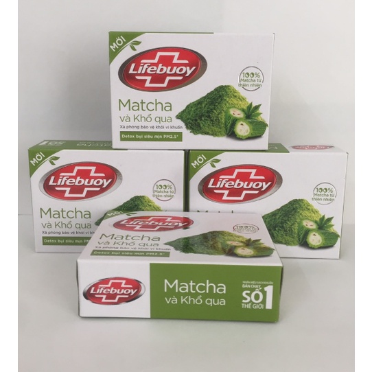Xà bông cục Lifebuoy Matcha khổ qua 90g