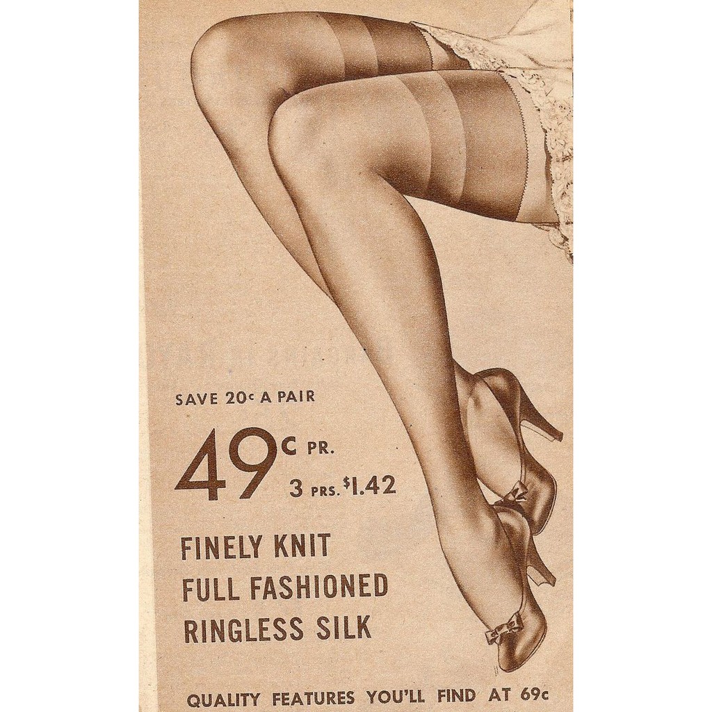 Tất đùi lụa siêu trong suốt (Seamed Stockings)