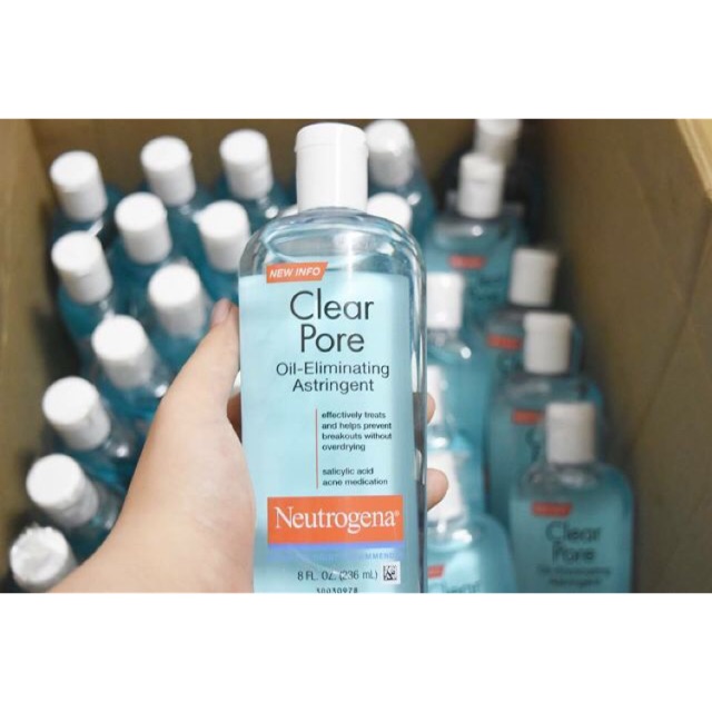 Nước hoa hồng kiềm dầu Clear Pore Neutrogena