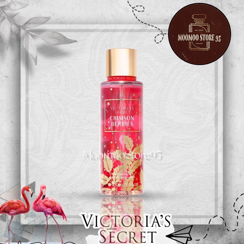 -𝐌𝐨𝐨𝐌𝐨𝐨- Xịt thơm Body Mist Victoria's Secret - Crimson Berries 50ml/100ml - 250ml Full Seal - New