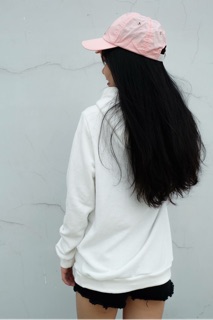 Áo Hoodie Trắng Trơn
