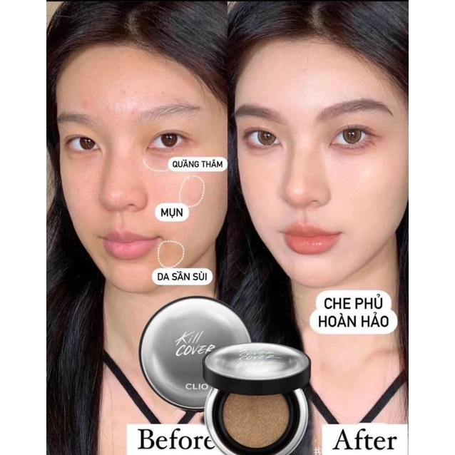 [LIMITED-CLIO] Phấn nước CLIO Kill Cover Founwear Cushion XP